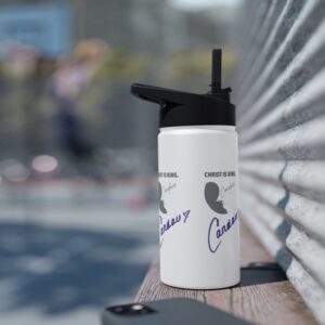 Candace Owens Christ Is King Stainless Steel Water Bottle, Standard Lid us