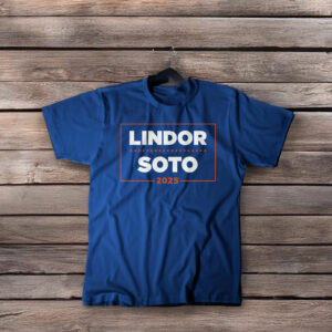 Lindor Soto '25 - Campaign T-shirt - Blue - New York Baseball - Queens